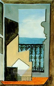 Balcon avec vue sur mer 1919 Kubismus Ölgemälde